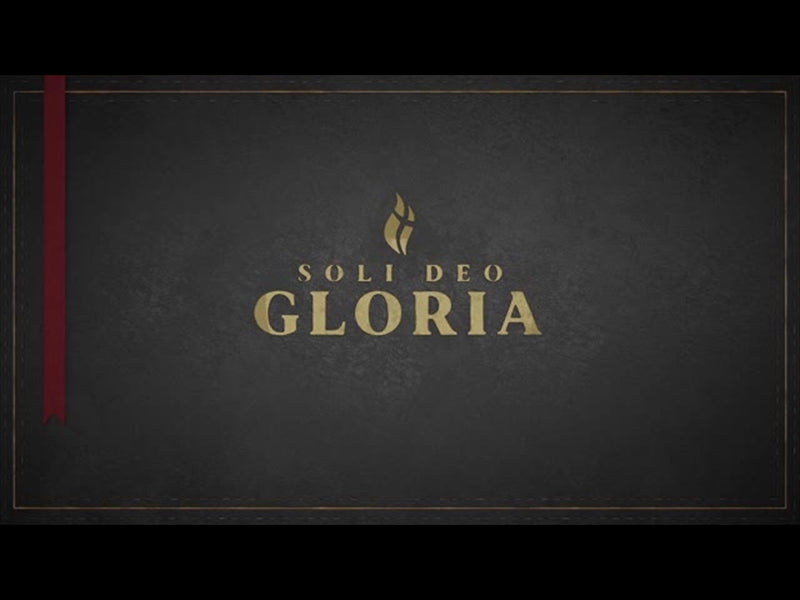 Title: Soli Deo Gloria - Black
