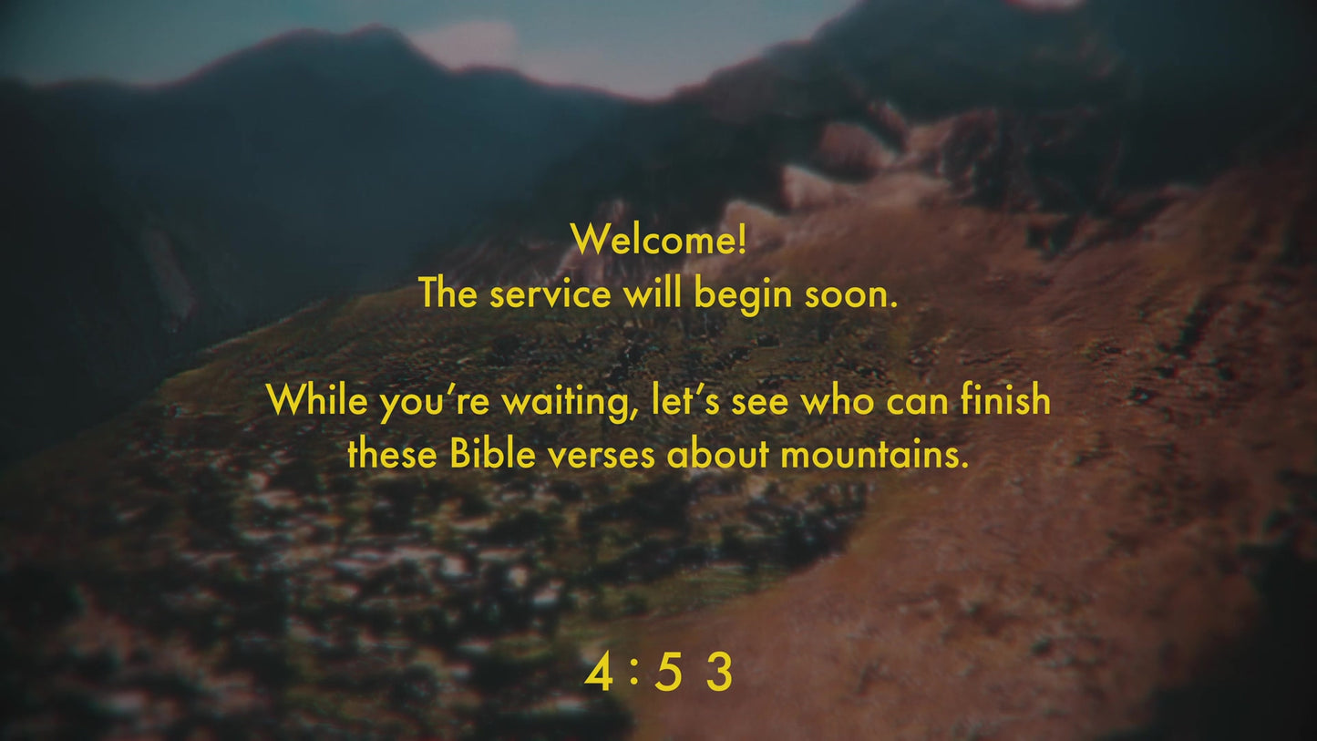 Fluid Landscapes Trivia Countdown