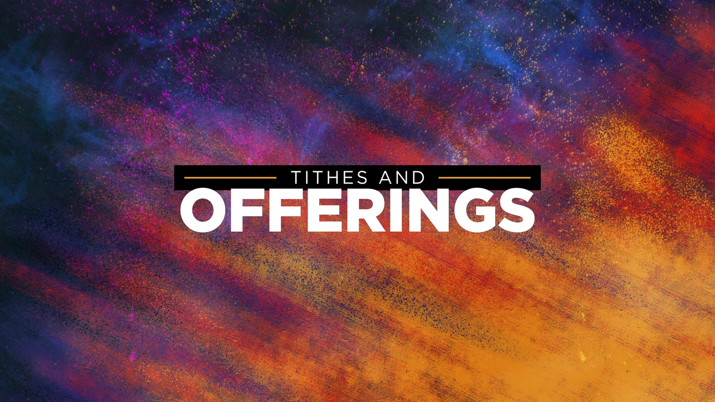 Radiant Paint Tithes And Offering