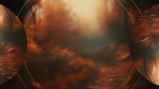 Autumn Path 8 Orbs Still