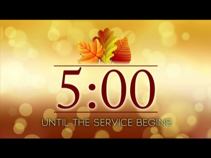 Thanksgiving Leaves Countdown