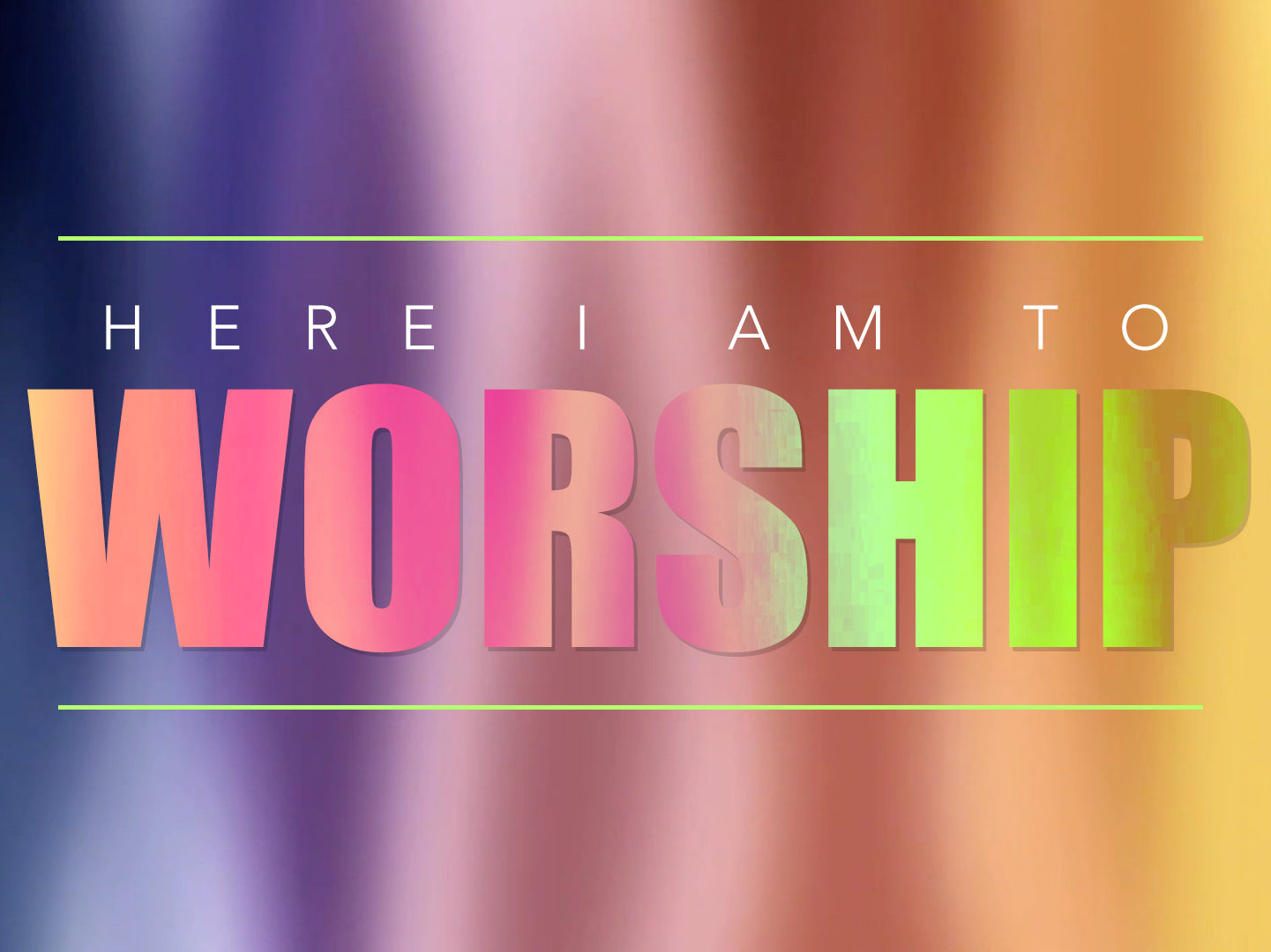 Here I Am To Worship