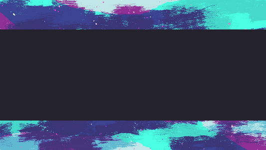 Vibrant Strokes Blue Box