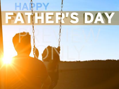 Happy Fathers Day Swing