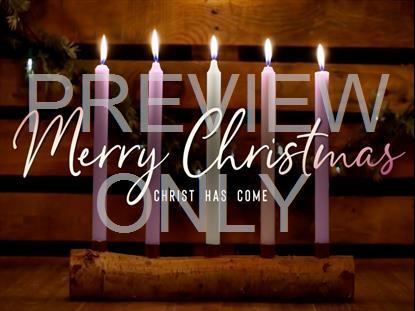 Country Advent Merry Christmas Still