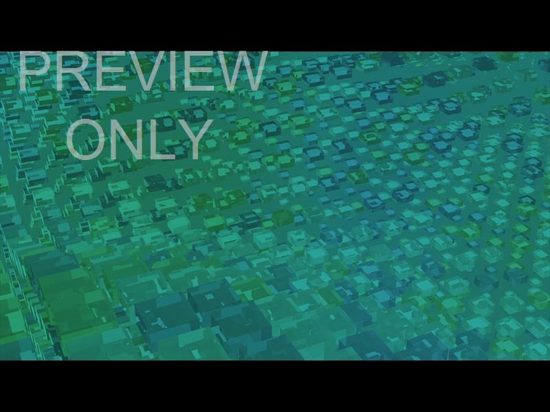 Cube Wave: 3 Green Still