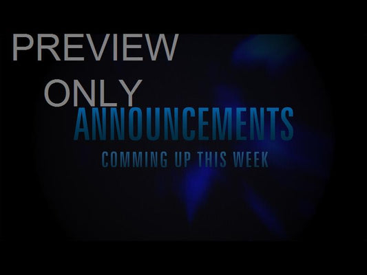 Send The Rain Announcements Still