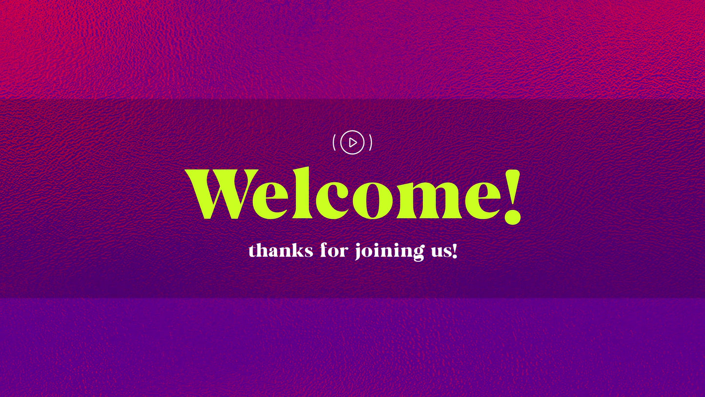 Valentine Foil Welcome Stream