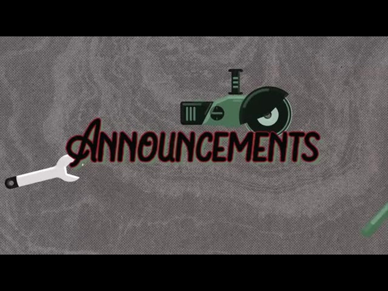 Mens Ministry - Volume Two: Anouncements Motion