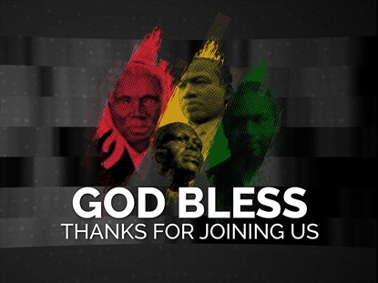 Black History Month God Bless Loop