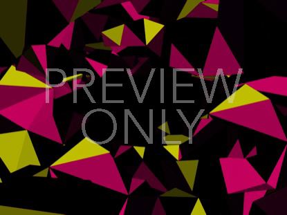Pink Yellow Space Triangles