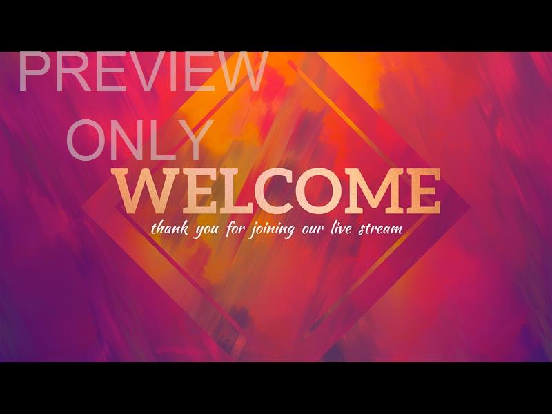 Painted Fall Stream Welcome Still