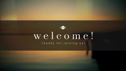 Coastal Dusk Welcome Stream Still