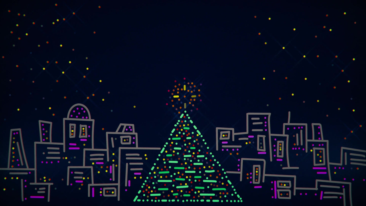 Christmas Lights: City Center Still