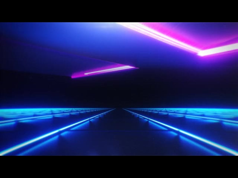 Synthwave Blue Grid