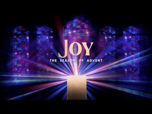 Advent Stained Glass Joy