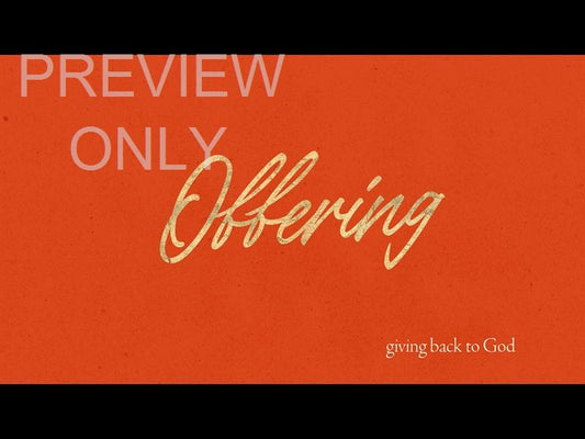 Advent Type Offering Title Still