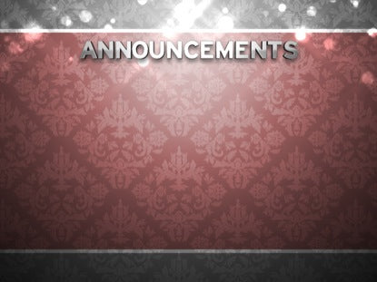 Particle Pattern Announcements