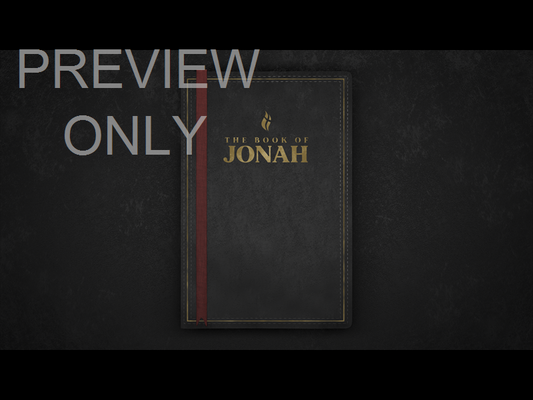 Jonah - Book Center Black Still