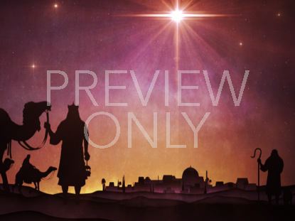 Bethlehem Star Night Wise Men Still