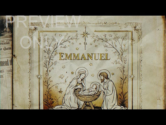 Christmas Words Emmanuel Still