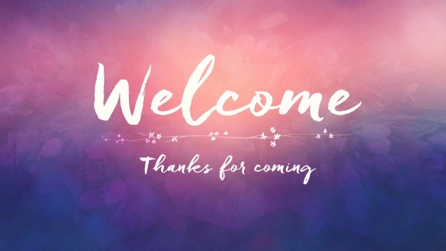 Floral Gradients Welcome