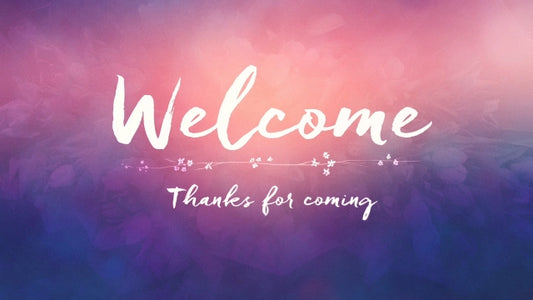Floral Gradients Welcome