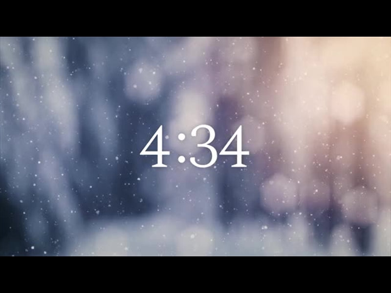 Snow Shimmer: Countdown Centered