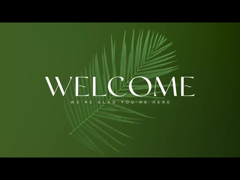 Palm Sunday Ink Welcome