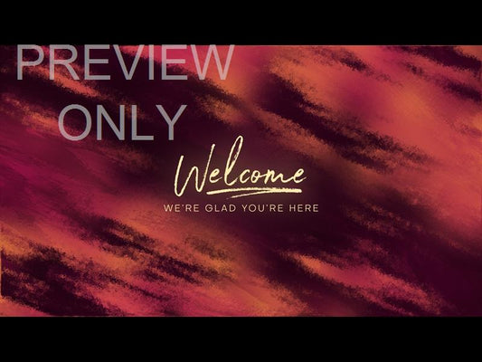 Paint Canvas Welcome Still