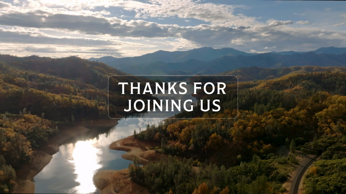 Lake Shasta Motion Title Thanks For Joining Us