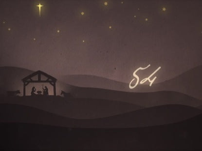 Paper Craft Nativity Countdown