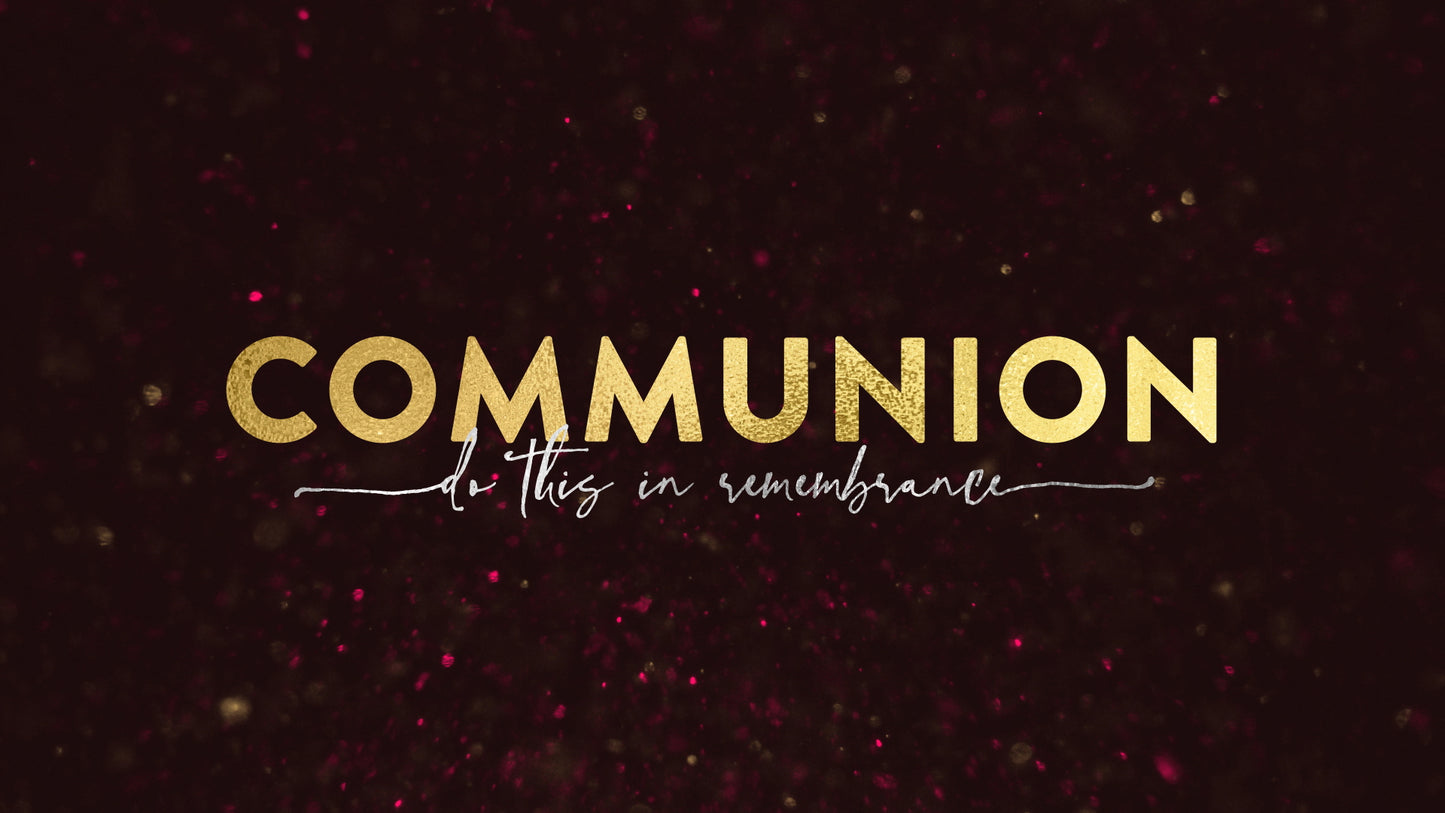 Christmas Glitter Communion Still