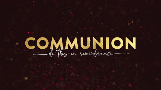 Christmas Glitter Communion Still