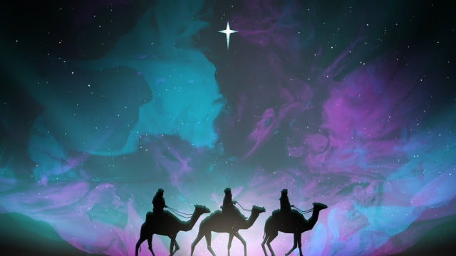 Painted Christmas Wise Men