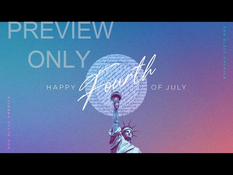 Summer Liberty Happy Fourth