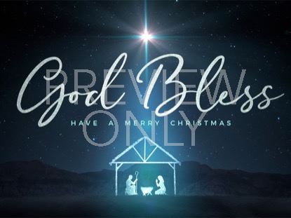 Starlight Nativity Close Christmas