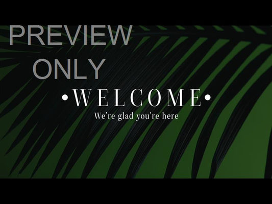 Cinematic Palms Welcome Still