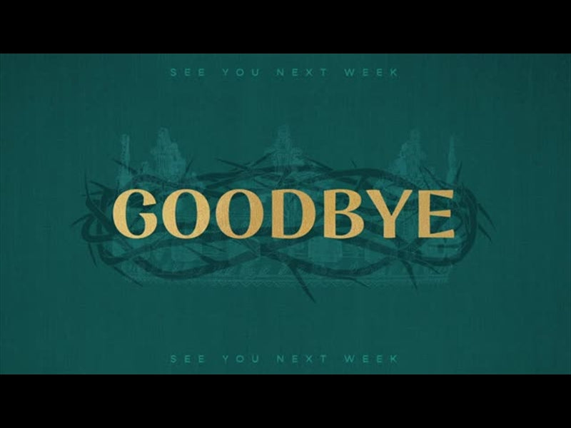 Sayings Of Easter - Goodbye Title