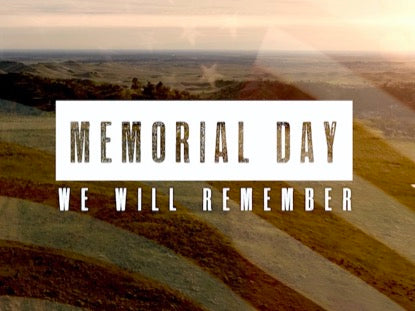 Memorial Day Flag Aerial 2