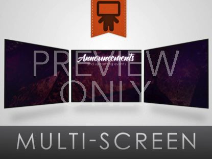 Stained Glass Announcements Still Triple Wide