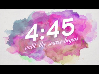 Easter Watercolor Countdown