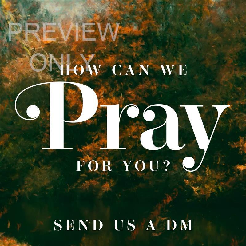 Autumn Vibes Social Graphic Pray