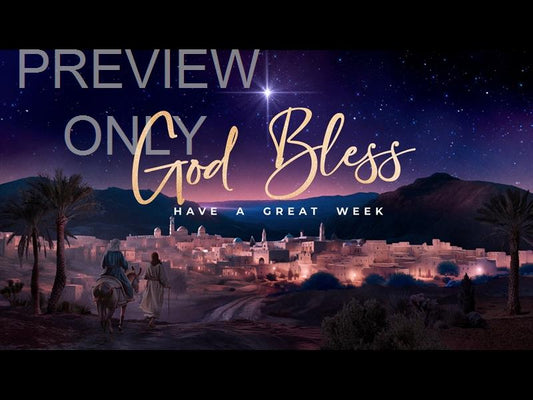 Christmas Journey Close Still