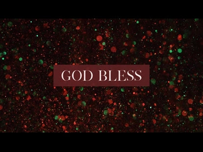 Christmas Glitter God Bless