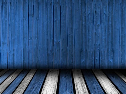 Wooden Dance Floor Blue