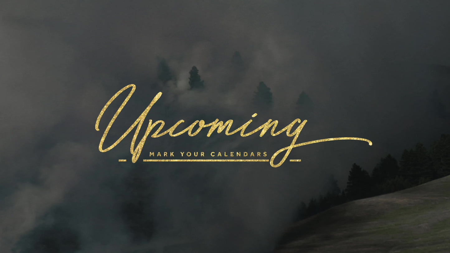 Autumn Scripture Upcoming