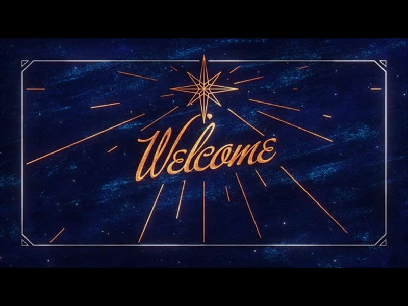 Star Of Wonder Welcome Blue