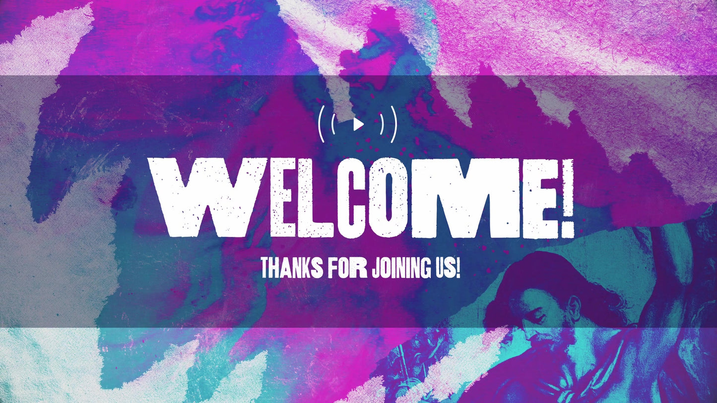 Holy Week Paint Welcome Stream Still