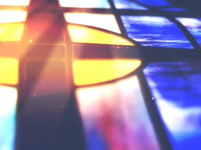 Stained Glass Cross